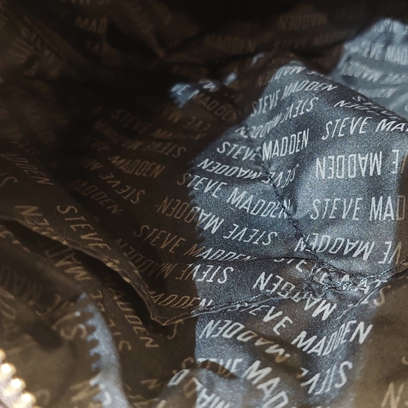 Steve Madden Brown and Tan Logo Briefcase - Picture 6 of 7